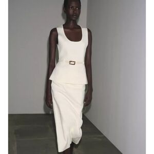 Zara Belted Knit Top